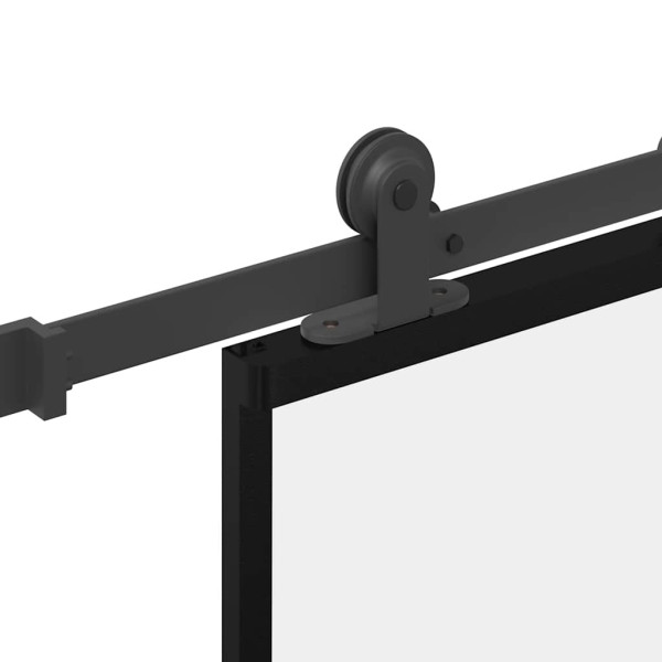 Puerta corredera con set herrajes vidrio ESG aluminio 76x205 cm M 5