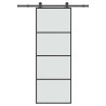 Porta deslizante c/ conj. ferragens 76x205cm vidro ESG/alumínio 1