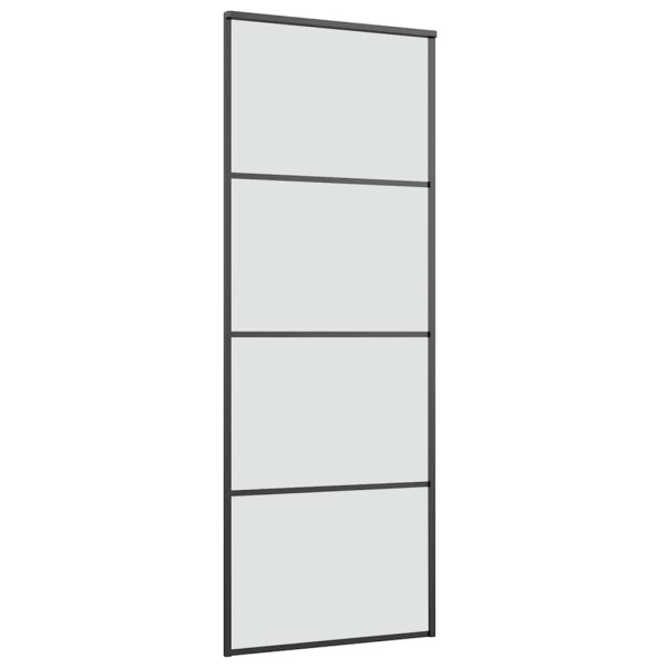 Porta deslizante c/ conj. ferragens 76x205cm vidro ESG/alumínio M 4