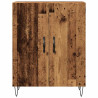 Aparador de madera de ingeniería envejecida 69.5x34x90 cm 4