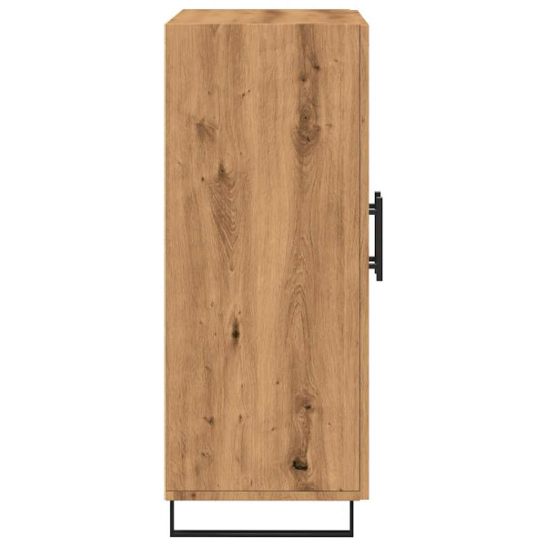 Aparador de madera de ingeniería roble artisan 69.5x34x90 cm M 5