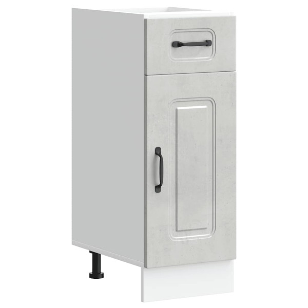 Mueble bajo de cocina Kalmar madera de ingeniería gris hormigón M 2