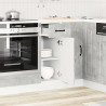 Mueble bajo de cocina Kalmar madera de ingeniería gris hormigón 3