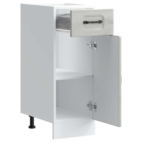 Mueble bajo de cocina Kalmar gris sonoma madera de ingeniería M 5