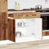 Mueble bajo de cocina Kalmar de madera antigua de ingeniería 3