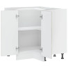 Mueble bajo esquinero de cocina Kalmar gris hormigón 5