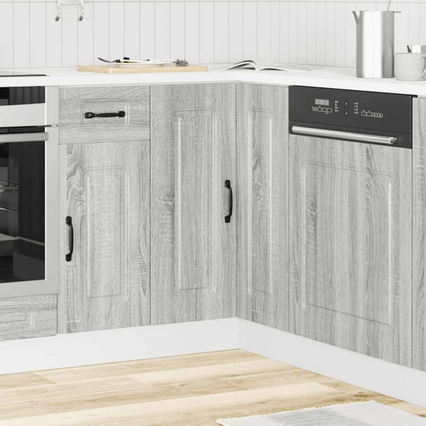 Mueble de cocina esquina Kalmar gris sonoma madera ingeniería M 3