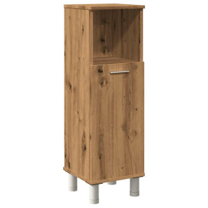 Armario de baño madera contrachapada roble artisan 30x30x95 cm H