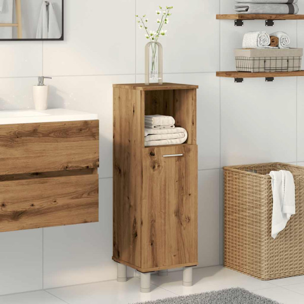Armario de baño madera contrachapada roble artisan 30x30x95 cm M 3