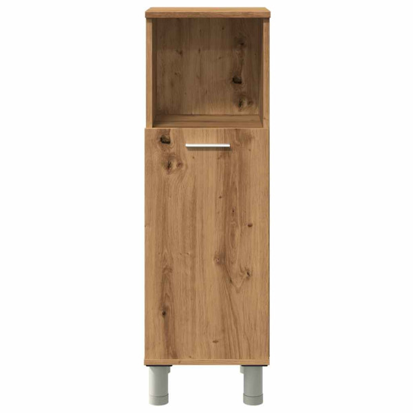 Armario de baño madera contrachapada roble artisan 30x30x95 cm M 4