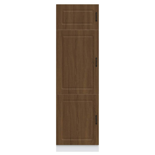 Armario de cocina Kalmar madera de ingeniería de roble marrón M 3