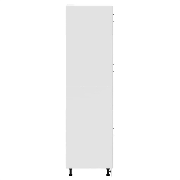 Armário de cozinha Kalmar derivados de madeira branco brilhante M 5