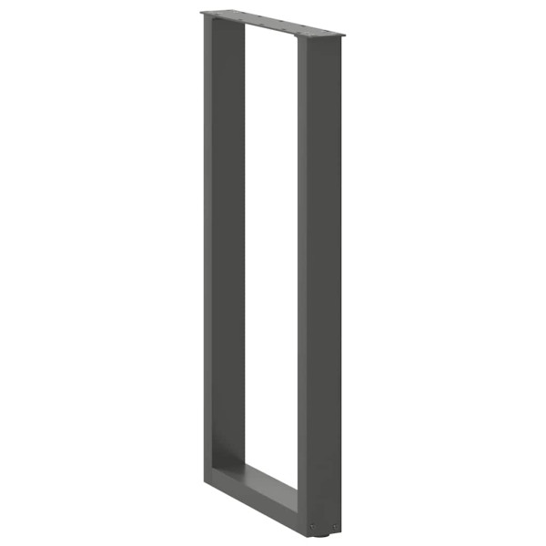 Padrões forma de centro de mesa U 2uds antracite aço 40x(100-101)cm M 4