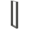 Patas mesa centro forma U 2uds acero antracita 40x(100-101)cm 4