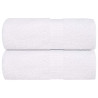 Toallitas de baño 2 uds blanco 15x21 cm 360 gsm 100 % algodón 1