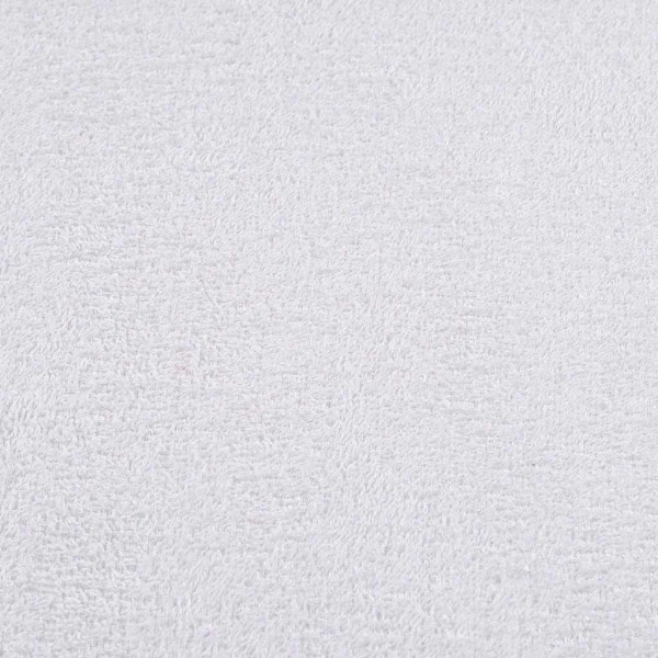 Toallitas de baño 2 uds blanco 15x21 cm 360 gsm 100 % algodón M 5