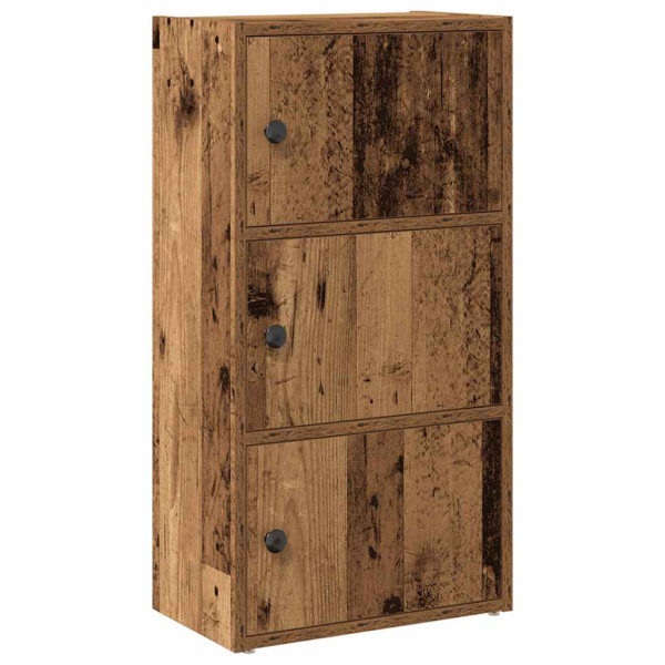 Estantería madera de ingeniería color envejecido 40x24x77 cm M 2