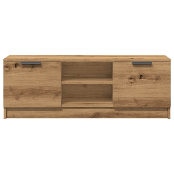 Mueble de TV madera contrachapada artisan roble 102x35x36.5 cm M 4