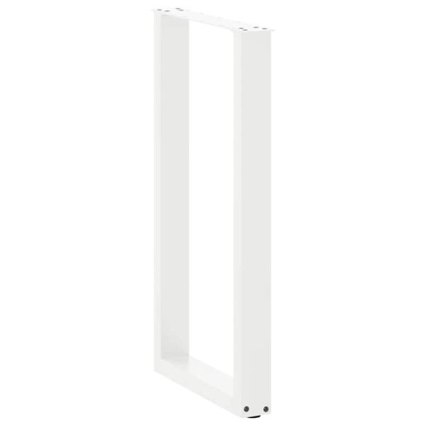 Tabela central pernas forma U 2uds aço branco 50x(90-91) cm M 4