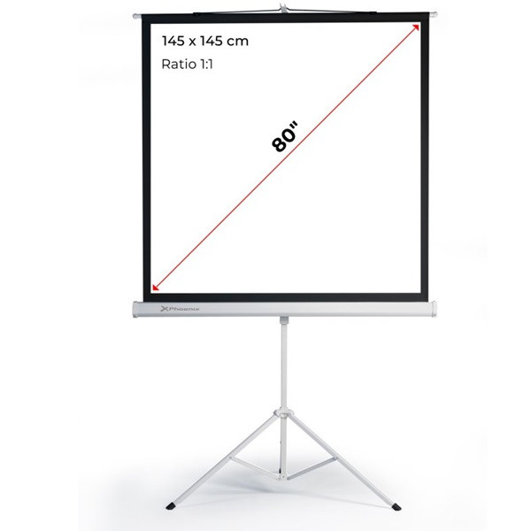 Pantalla trípode proyección 80pulgadas M 2