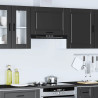 Mueble de pared de cocina Porto madera contrachapada negra 4