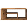 Mesa de centro de madera contrachapada envejecida 100x50x40 cm 4