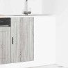 Mueble bajo de cocina porto gris sonoma madera reconstituida 3