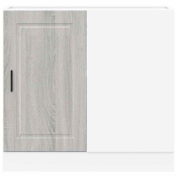 Mueble bajo de cocina porto gris sonoma madera reconstituida M 5