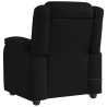 Sillón reclinable de masaje de tela negro 5