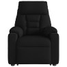 Sillón reclinable elevable tela negro 5
