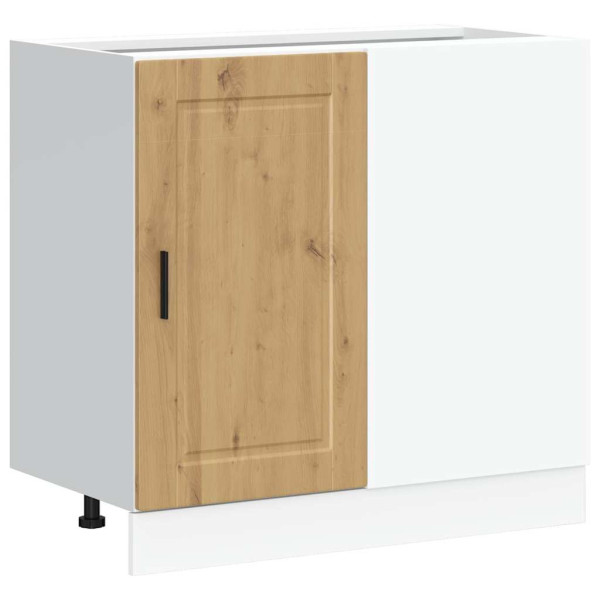 Mueble bajo de cocina porto roble artesano madera reconstituida M 2