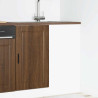 Mueble bajo de cocina porto roble marrón madera reconstituida 3