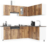 Mueble cocina Kalmar madera vieja 11 pzas madera contrachapada 1