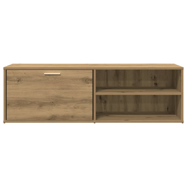 Mueble de TV madera de ingeniería roble artesanal 120x34x37 cm M 4