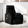 Sillón reclinable de masaje eléctrico tela negro 2