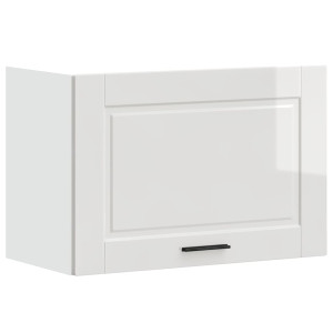 Armario pared cocina Porto madera ingeniería blanca alto brillo H