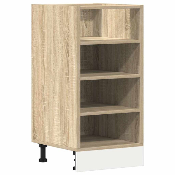 Armario inferior de fregadero madera ingeniería 40x44.5x81.5 cm M 2