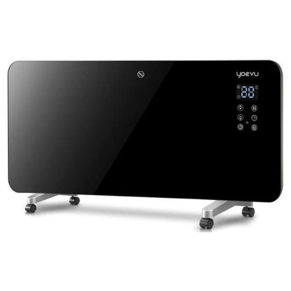 Yoevu | radiador bajo consumo | 1500w | programable | control app wifi | negro M 3