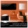 Yoevu | radiador bajo consumo | 1500w | programable | control app wifi | negro 4