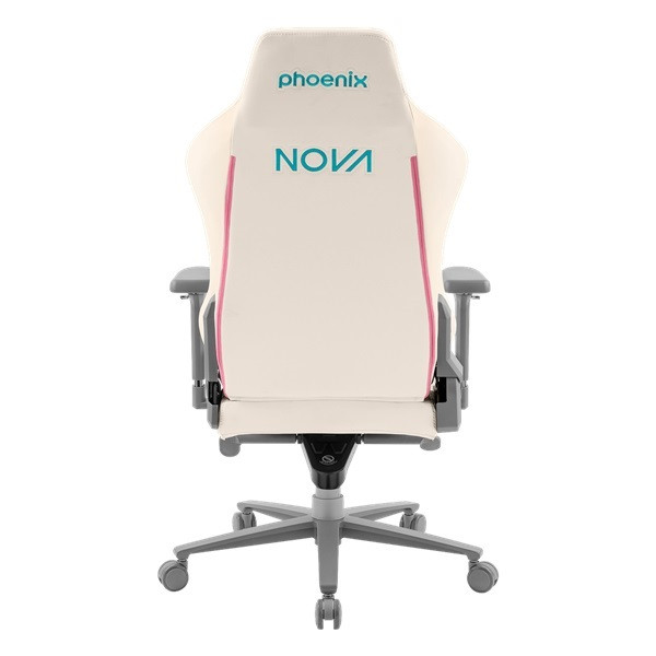 Silla gaming Phoenix nova crema/rosa M 2