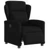 Sillón reclinable eléctrico de tela negro 3