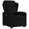 Sillón eléctrico reclinable elevable de tela negro 4