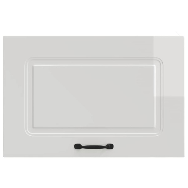 Armario de pared de cocina Kalmar blanca de alto brillo M 5