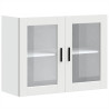 Armario de pared para cocina con puerta de cristal Porto blanco 2