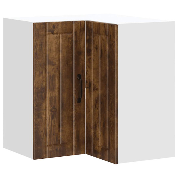 Mueble de cocina esquina pared Lucca roble ahumado M 2