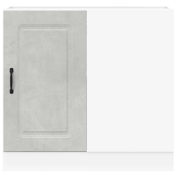 Mueble bajo de cocina Kalmar madera de ingeniería gris hormigón M 5