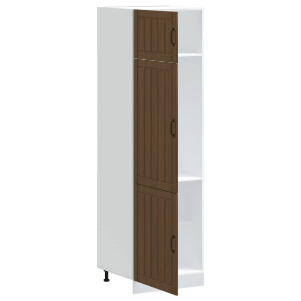 Mueble de cocina Lucca de madera contrachapada roble marrón M 4