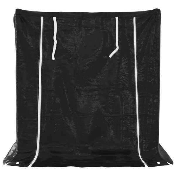 Leñero cubierta lluvia 101x61x110.5 cm acero galvanizado M 4