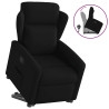 Sillón reclinable elevable tela negro 1