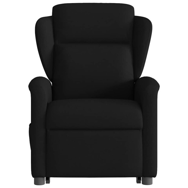 Sillón reclinable elevable tela negro M 5